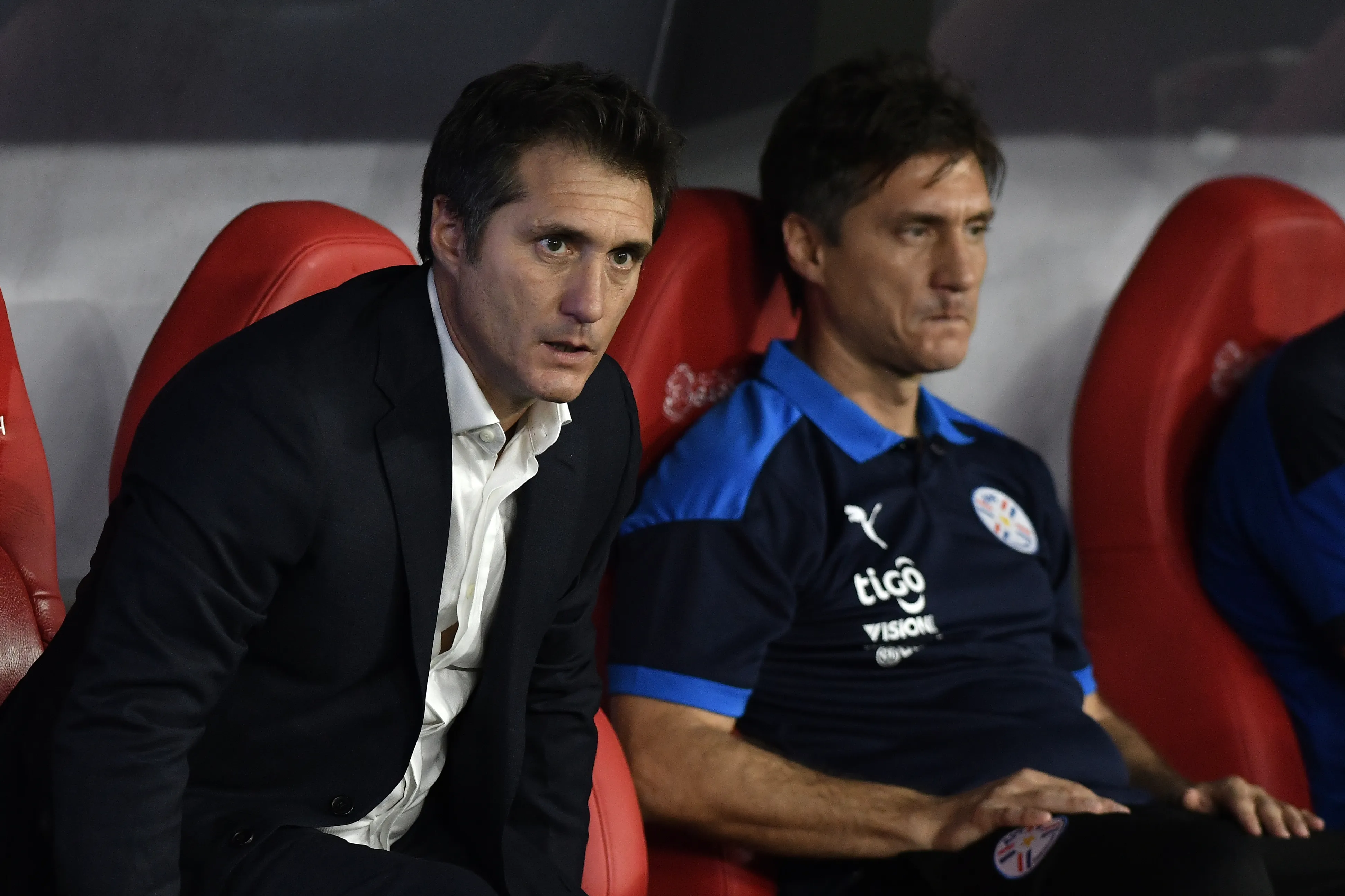 Guillermo y Gustavo Barros Schelotto, ex DT’s de la Selección de Paraguay. (Getty Images)