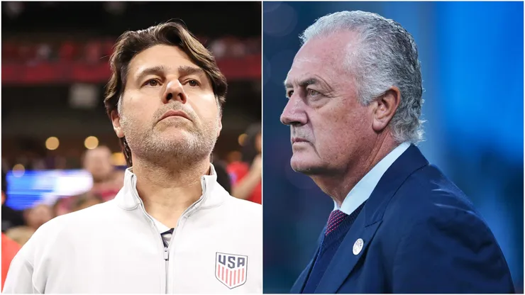 Mauricio Pochettino y Gustavo Alfaro