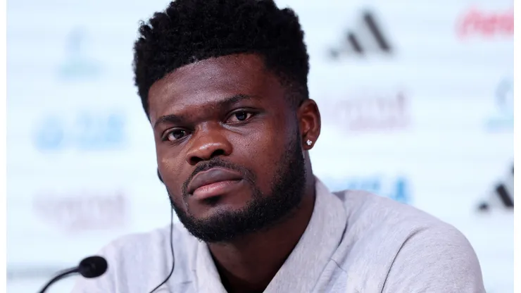 Thomas Partey, mediocampista de la Selección de Ghana.