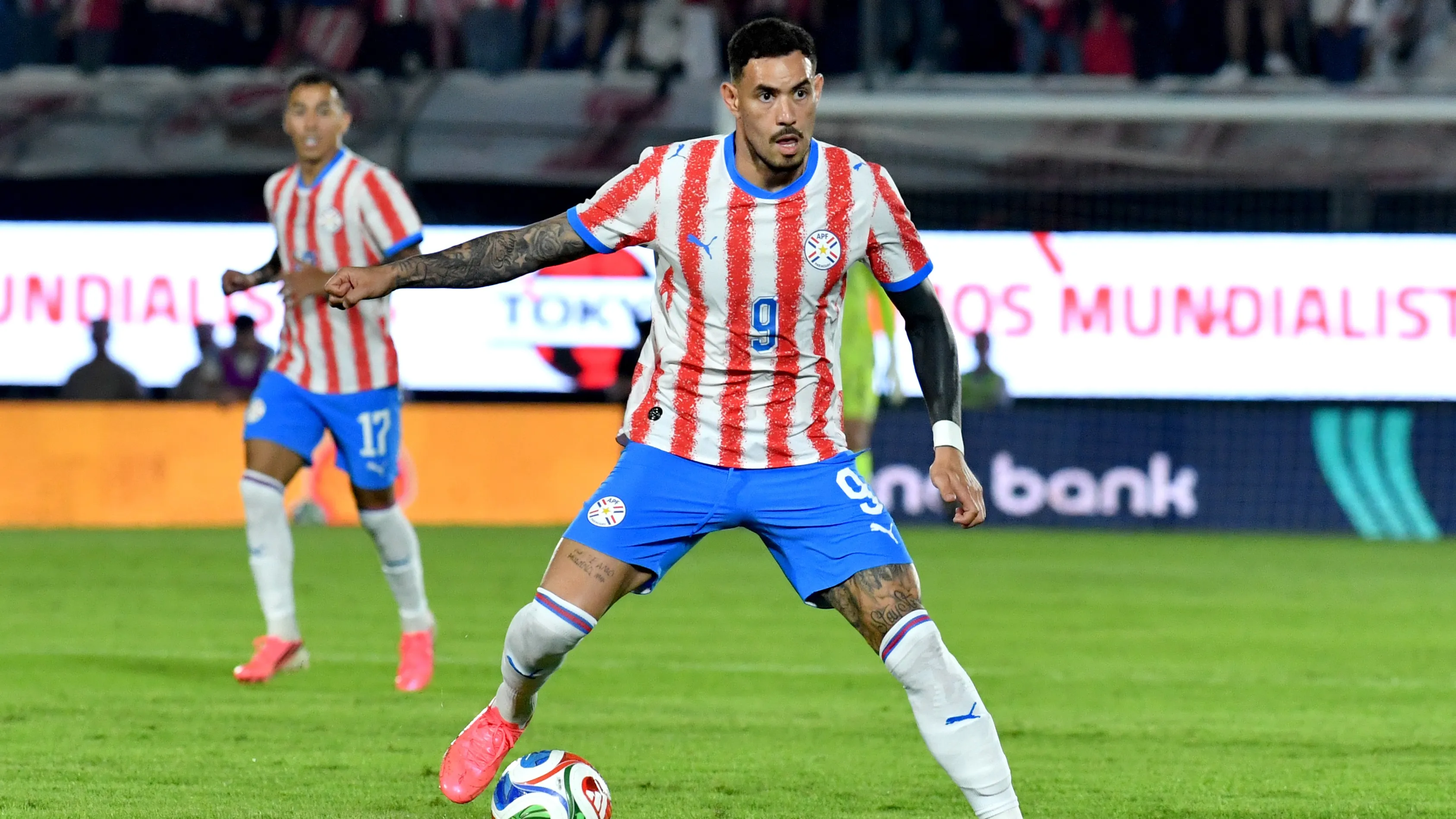 Antonio Sanabria, delantero de Paraguay.