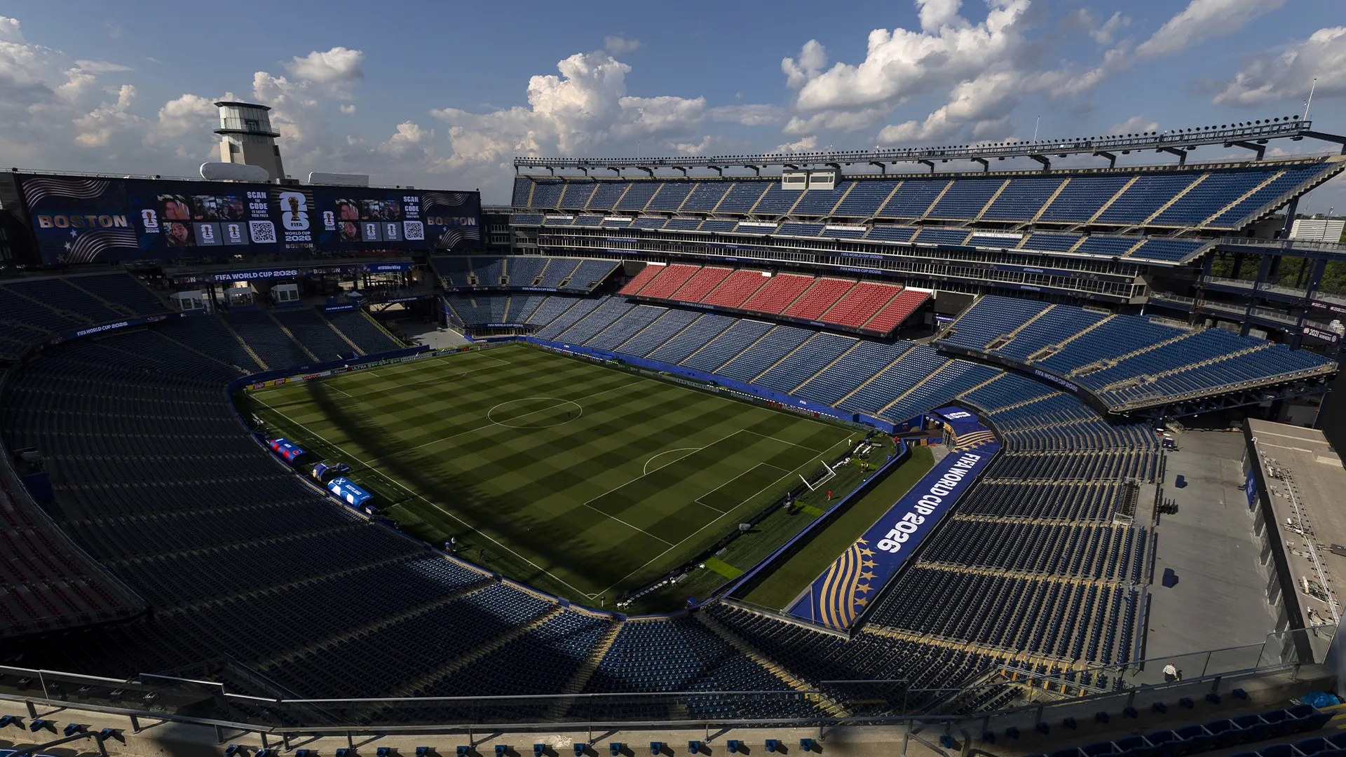 Gillette Stadium.