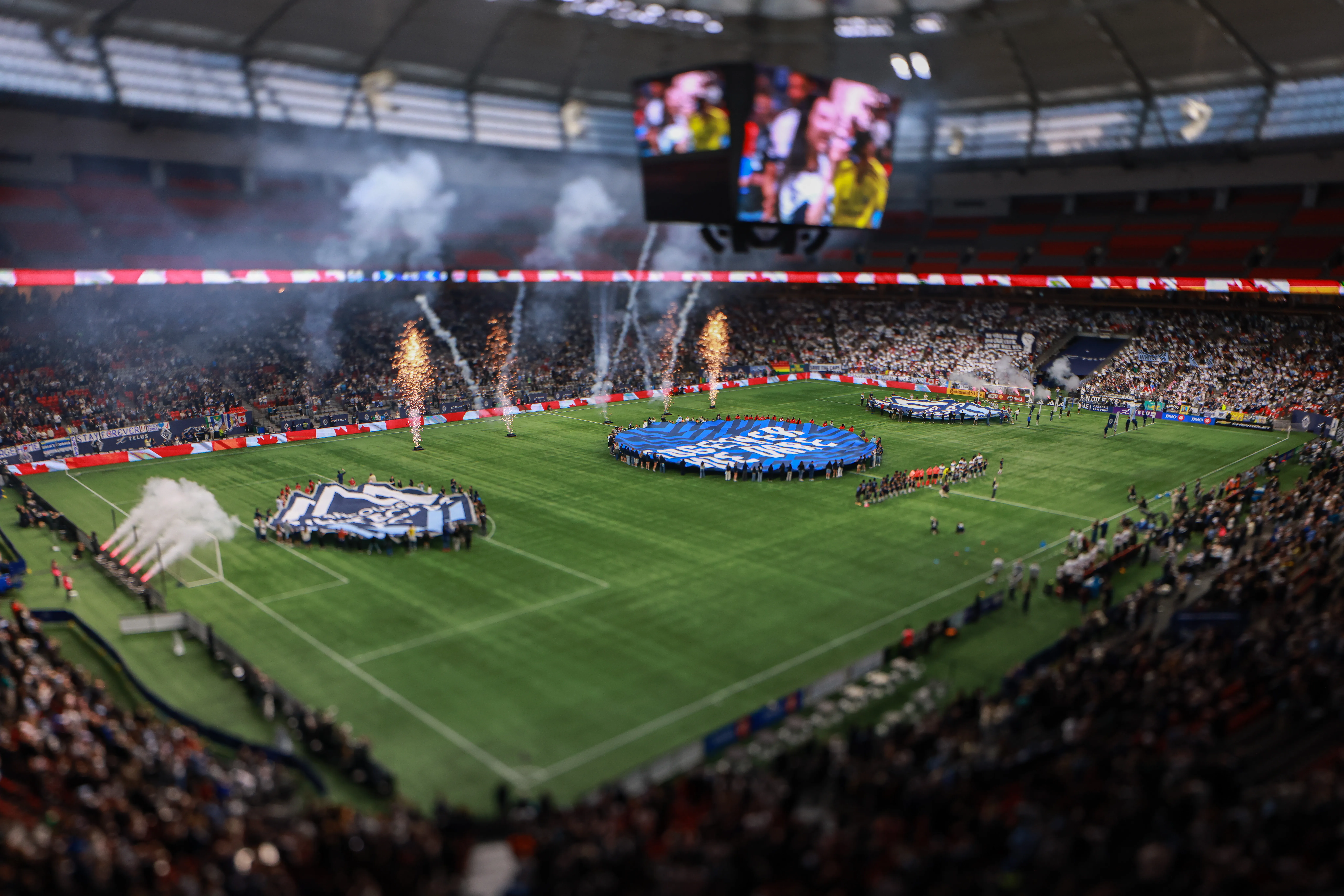 El Estadio de Vancouver por adentro en un partido de la MLS (Getty)