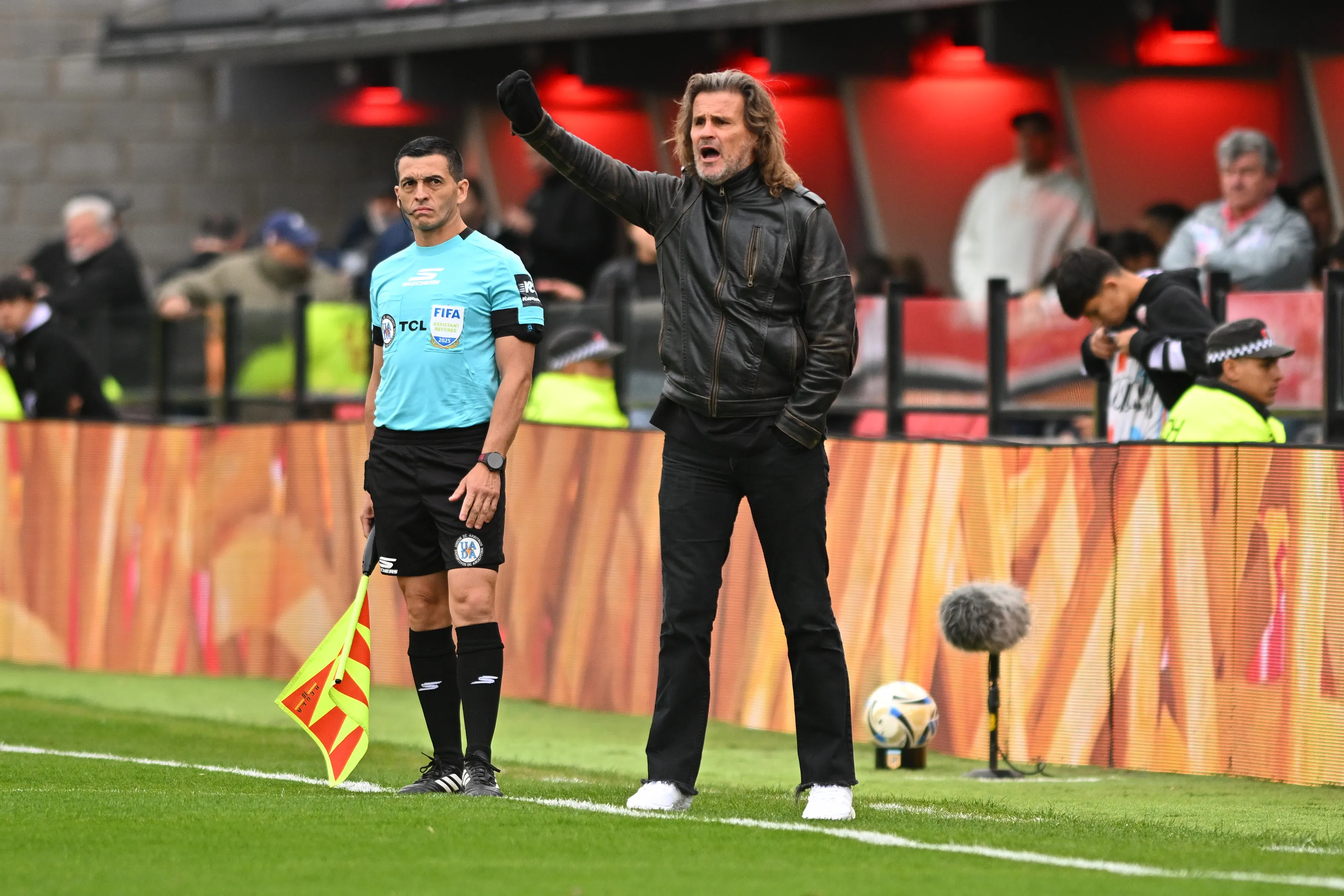 Rubén Darío Insúa, durante su estadía en Barracas Central. (Getty Images)