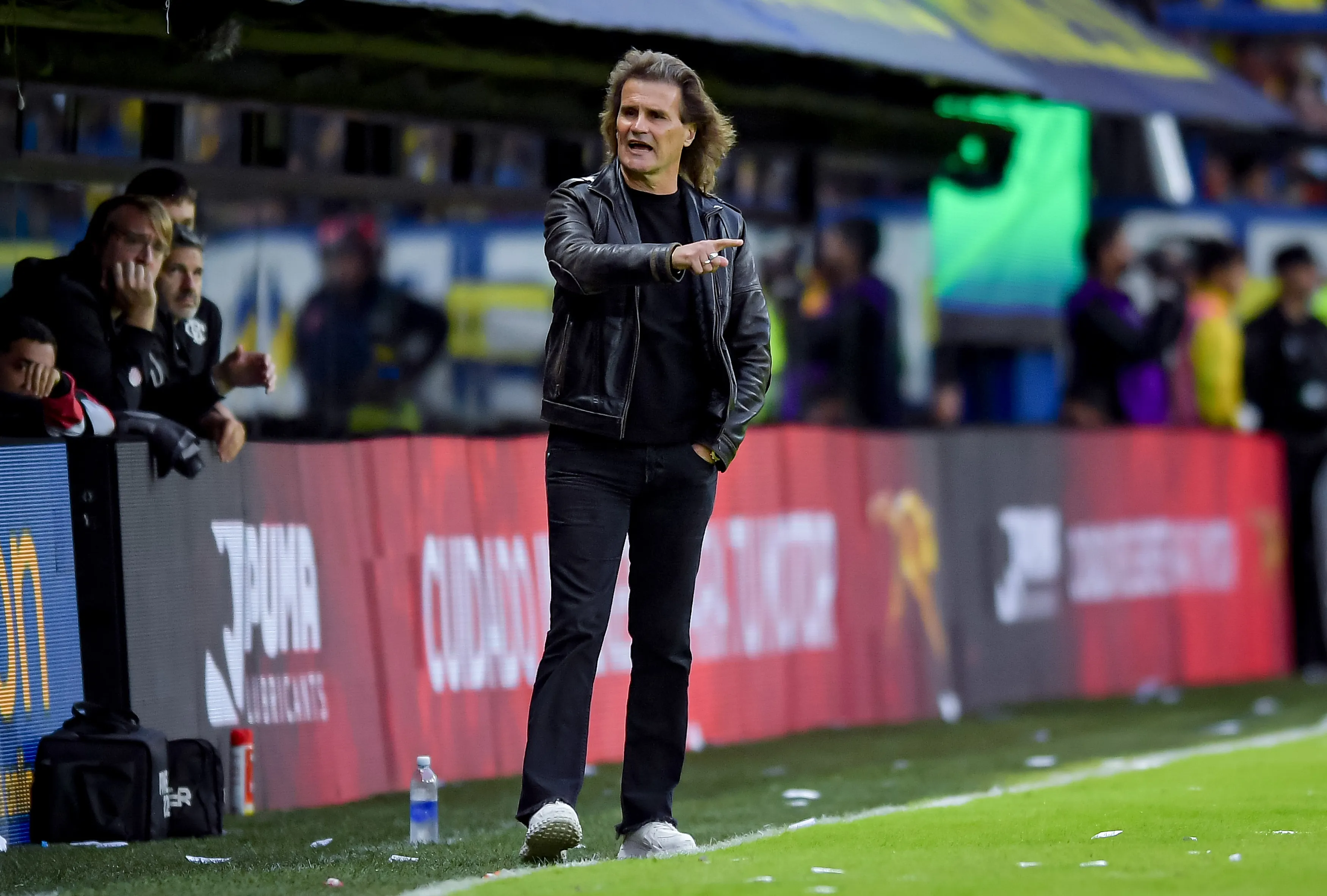 Rubén Darío Insúa, durante su estadía en Barracas Central. (Getty Images)
