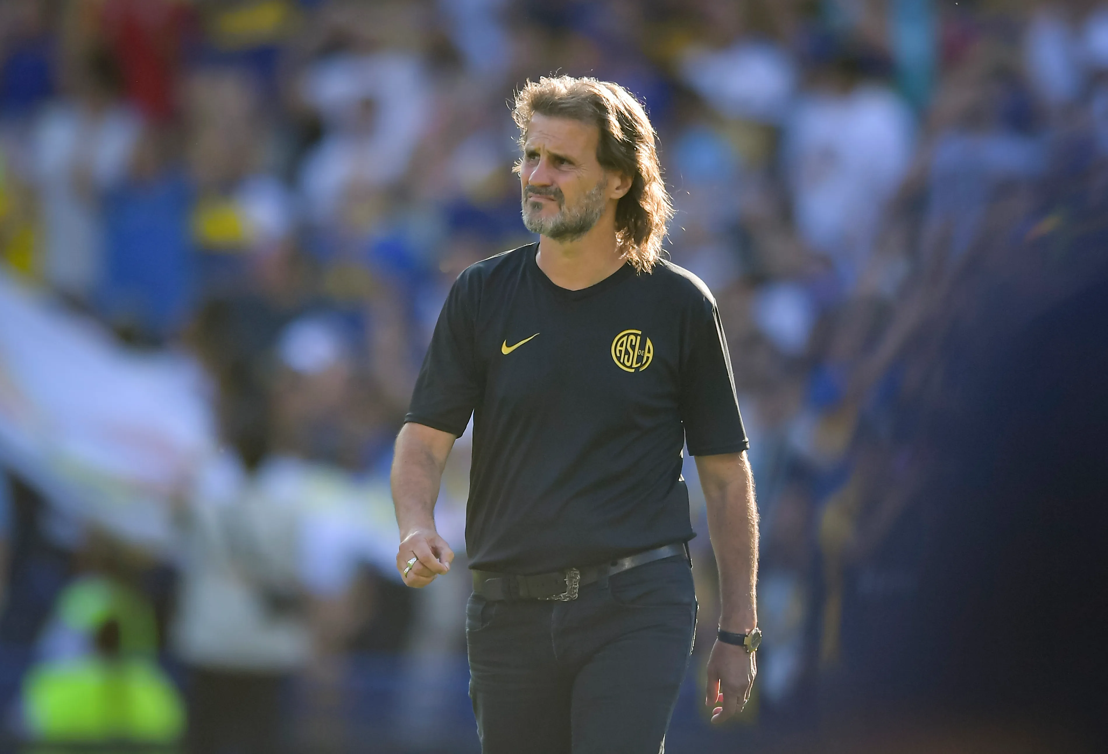 Rubén Darío Insúa, durante su estadía en San Lorenzo. (Getty Images)