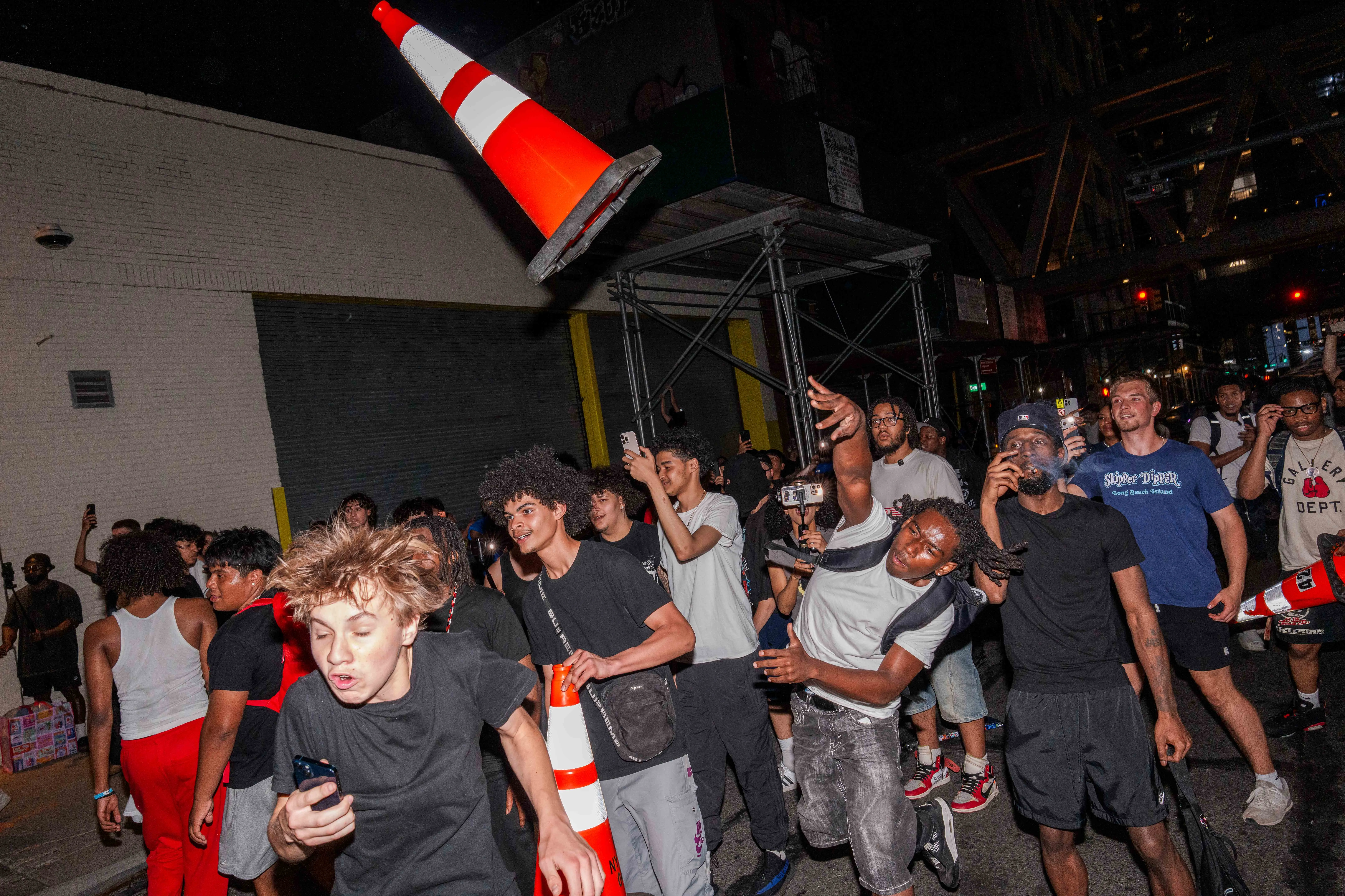 Las calles de Manhattan post victoria de los Knicks. (Foto: Getty).