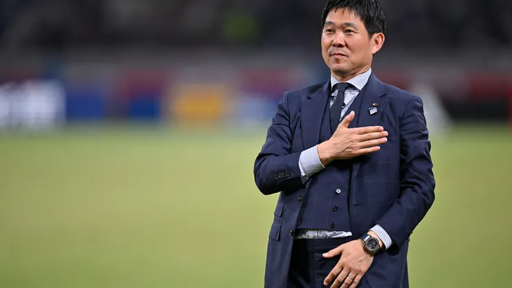 Hajime Moriyasu, entrenador de la Selección de Japón.