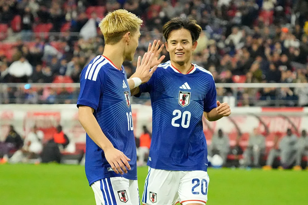 La responsabilidad de Japón recae en Take Kubo y Doan. (Getty)