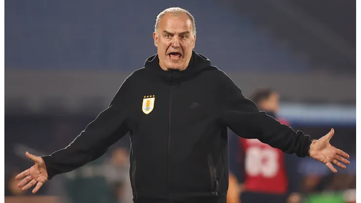 Marcelo Bielsa, director técnico de la Selección de Uruguay.