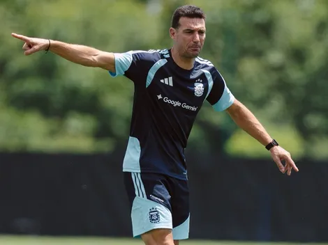 Scaloni probó dos esquemas diferentes pensando en el debut de Argentina
