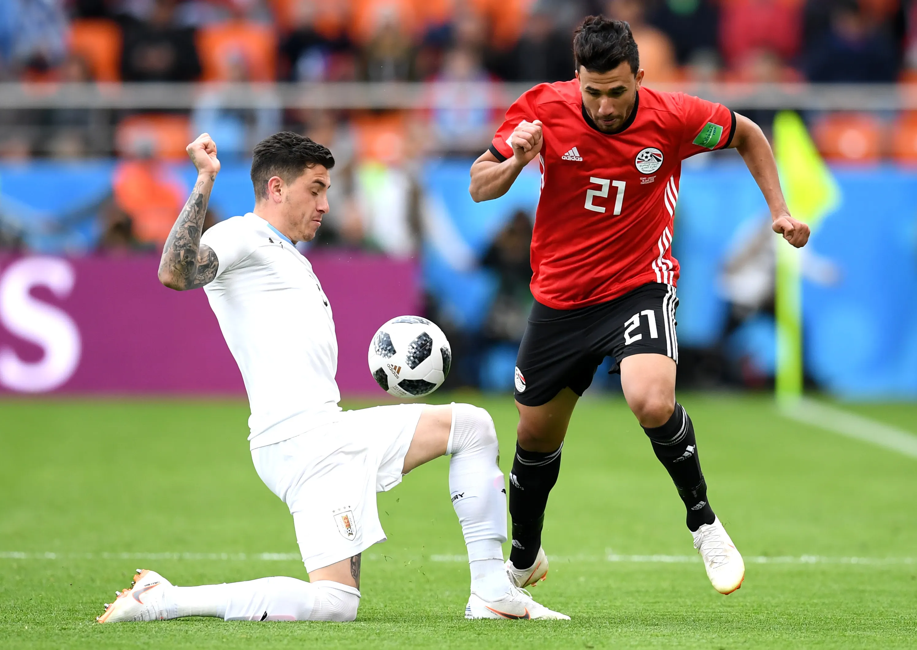 Trézéguet, delantero de la Selección de Egipto. (Getty Images)