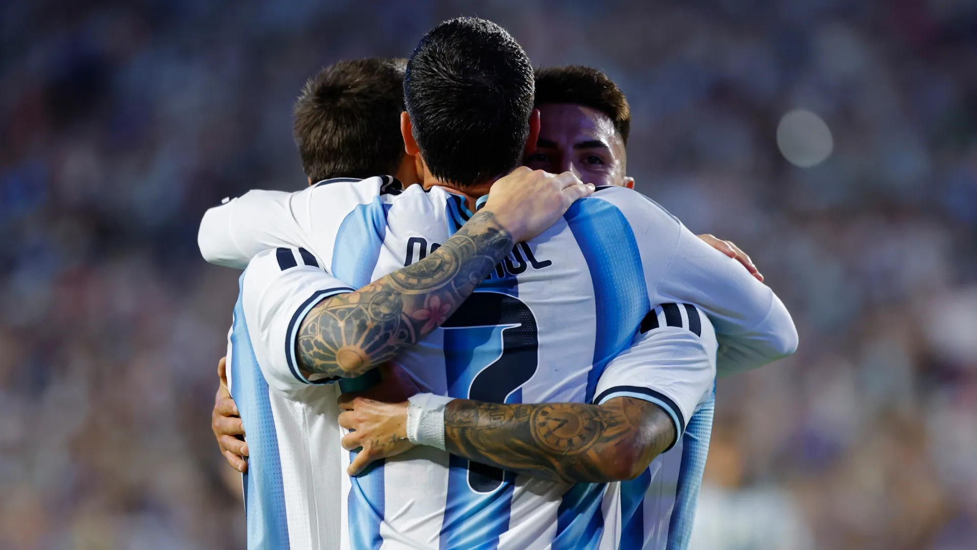 Argentina celebra su gol ante Islandia, en el último amistoso previo al debut mundialista.