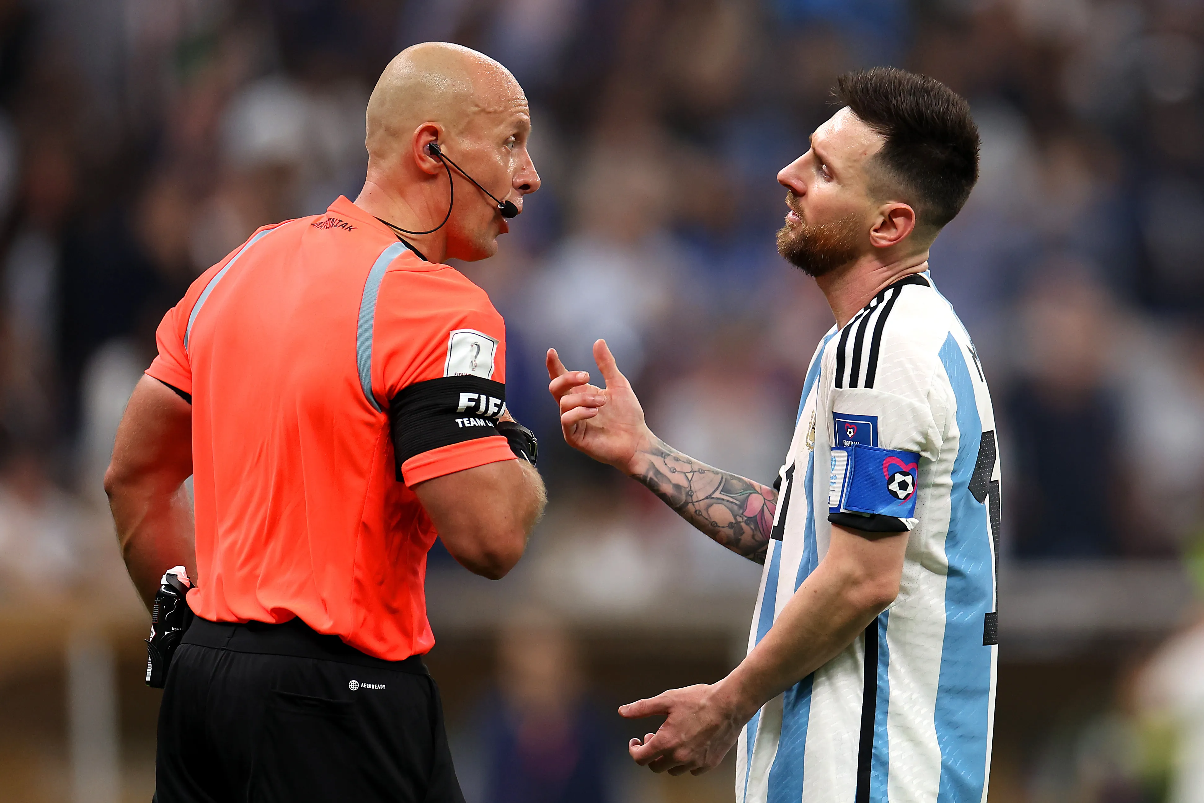 Szymon Marciniak en la final del Mundial 2026. Getty Images.