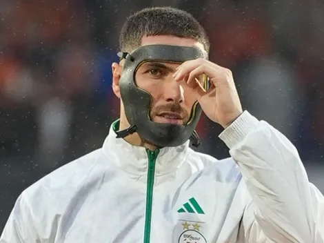 Por qué Luca Zidane, arquero de Argelia, usa una máscara contra Argentina en el Mundial 2026