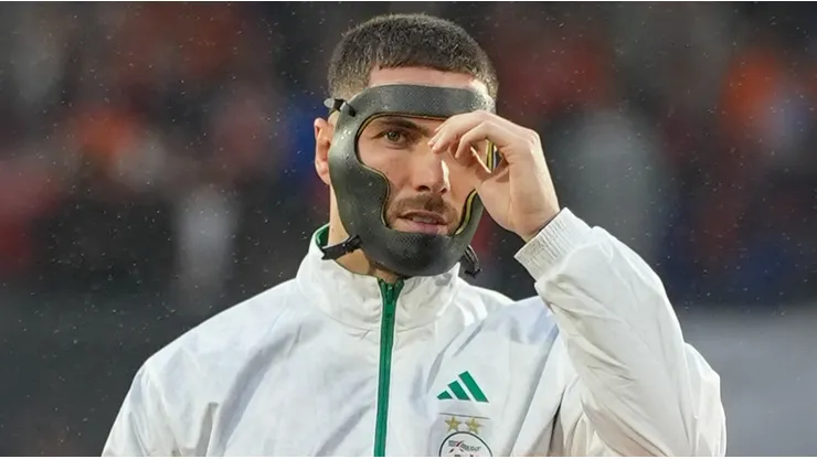 Por qué Luca Zidane, arquero de Argelia, usa una máscara contra Argentina en el Mundial 2026