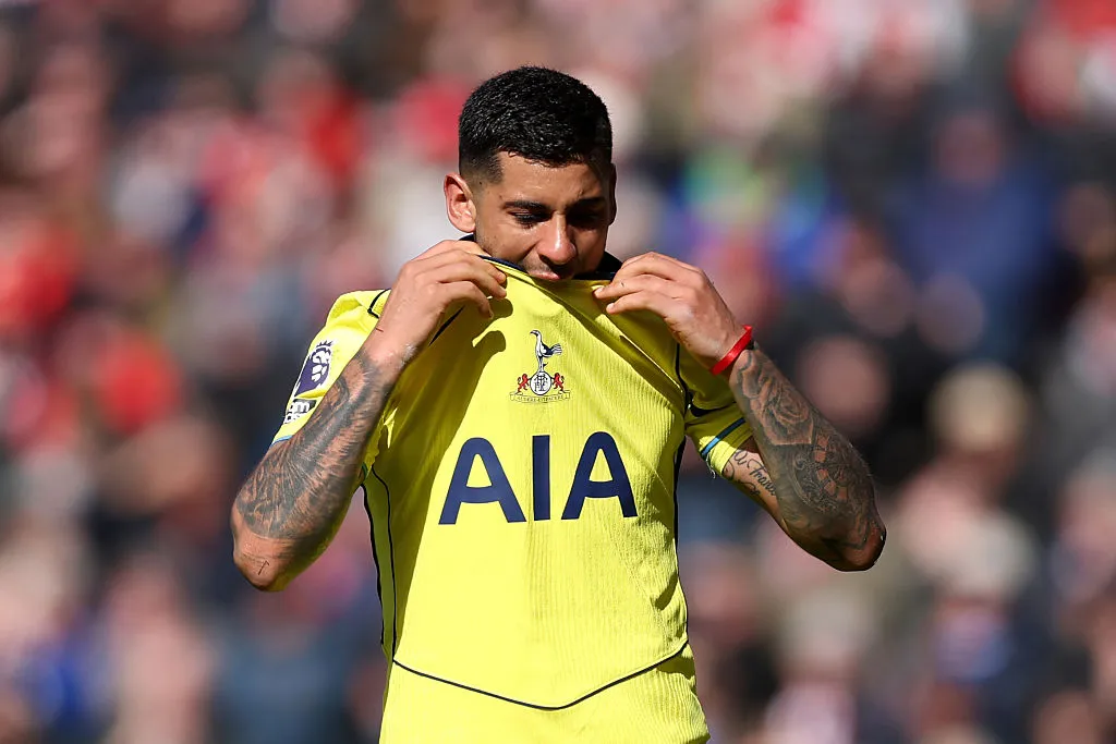Estos últimos meses de Cuti Romero en Tottenham fueron complicados. (Getty)