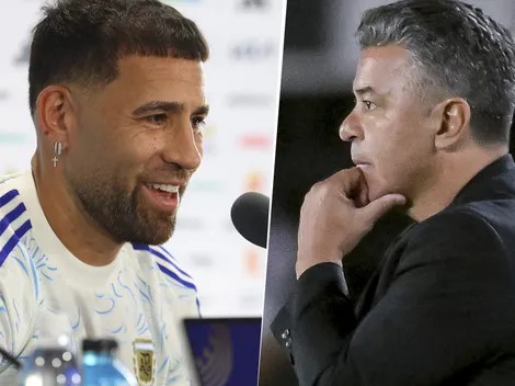 Gallardo, en contra de la posible suplencia de Otamendi: "Sería una sorpresa"