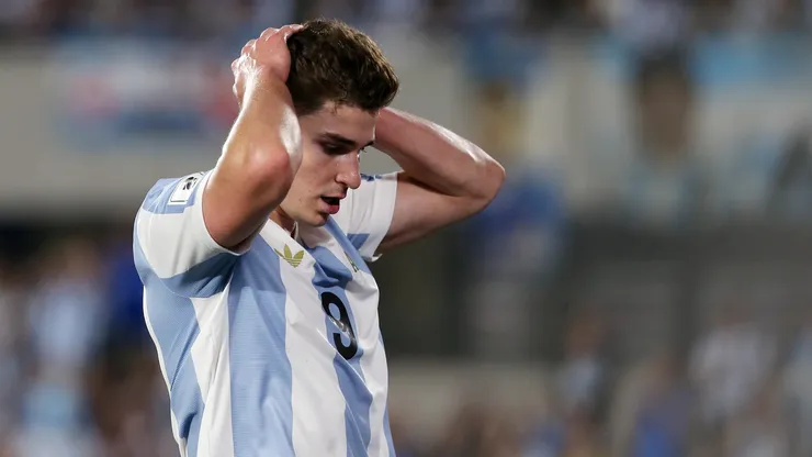 Julián Álvarez, delantero de la Selección Argentina.