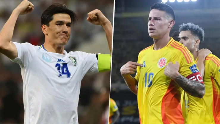 Uzbekistán y Colombia se miden este miércoles 17 de junio en el Estadio Azteca de la ciudad de México.
