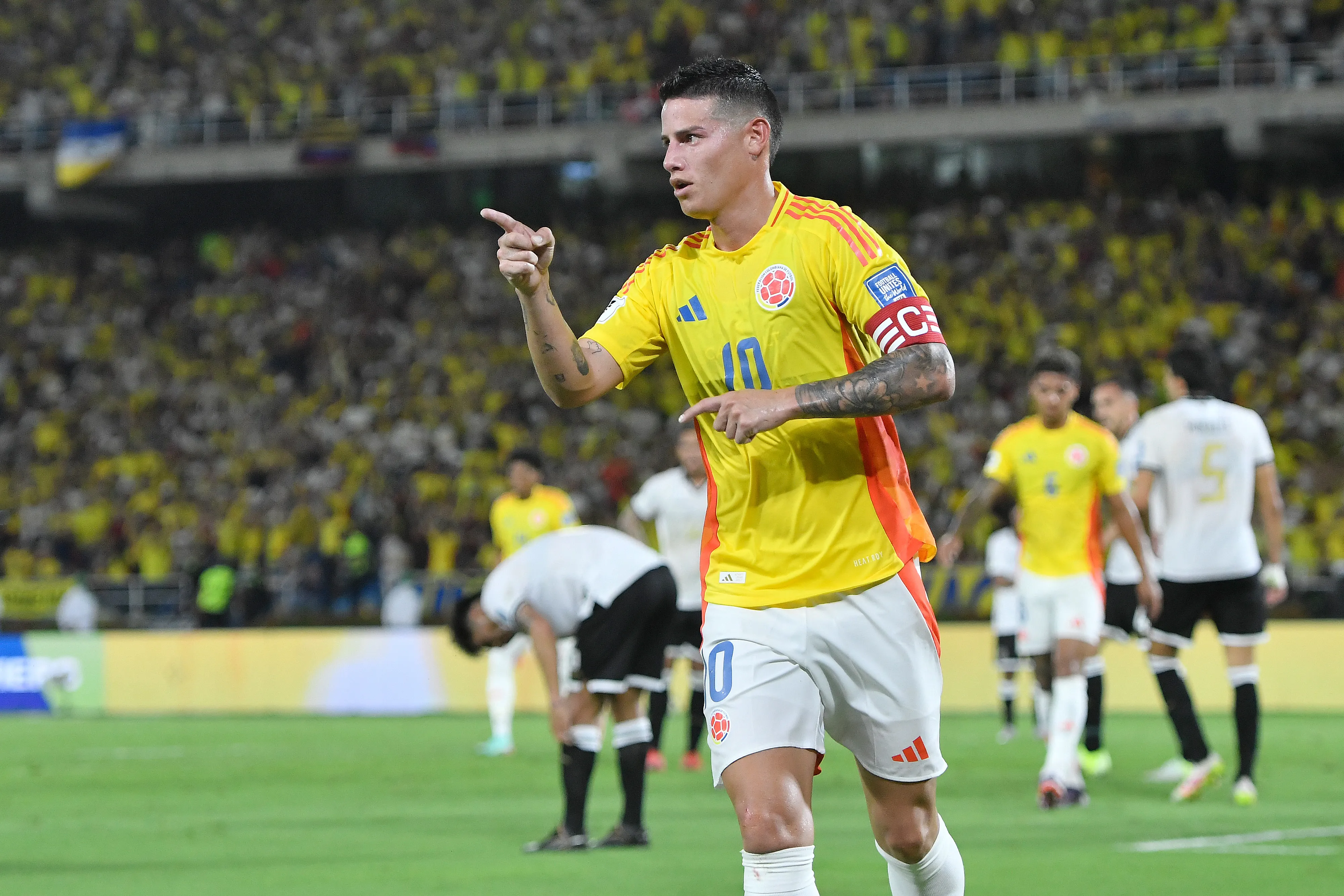 James Rodriguez una de las máximas figuras de Colombia. Getty Images.