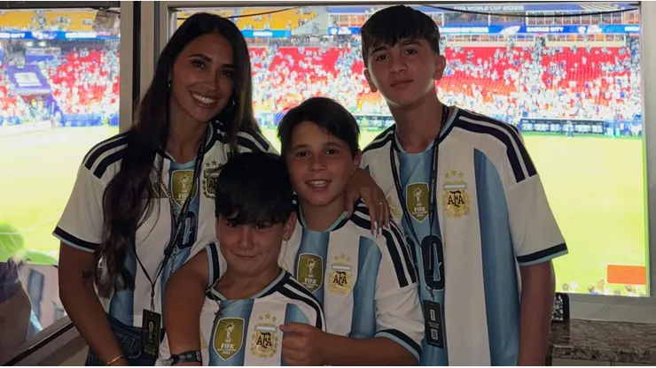 El posteo emotivo de Antonela Roccuzzo y el comentario de Lionel Messi tras la goleada de Argentina a Argelia