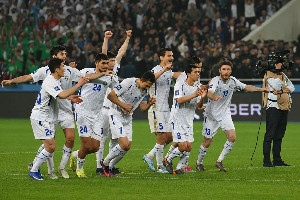 Uzbekistán está en el Mundial 2026. Su primera Copa del Mundo. (Getty)
