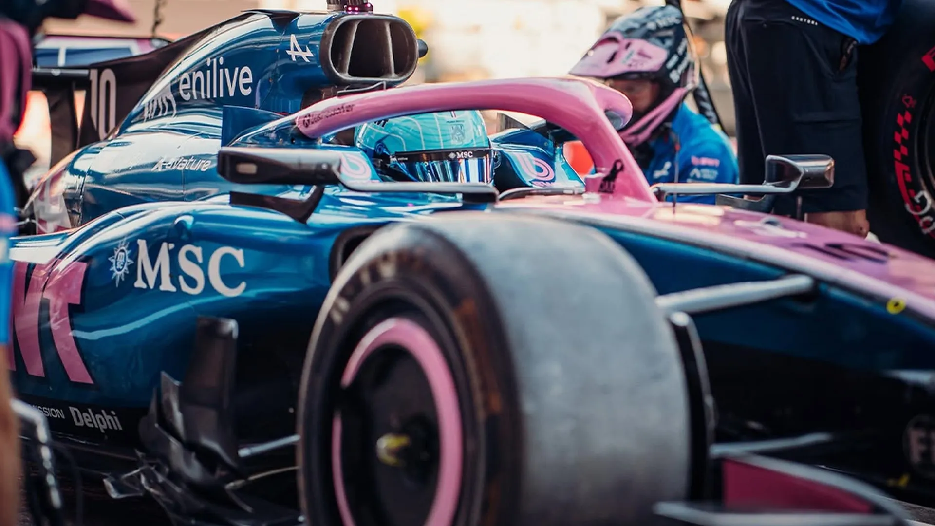 Gasly, junto a Hamilton, los únicos dos pilotos que sumaron puntos en todos los GP. (Alpine F1 Team)