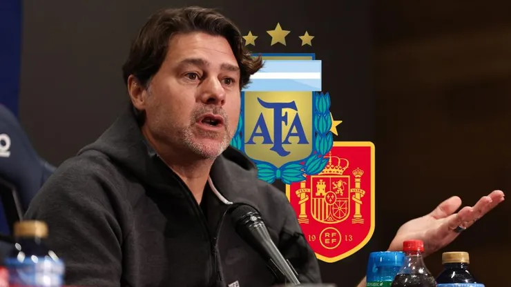 Mauricio Pochettino dijo que prefiere enfrentar a España antes que a Argentina en la Copa del Mundo 2026.