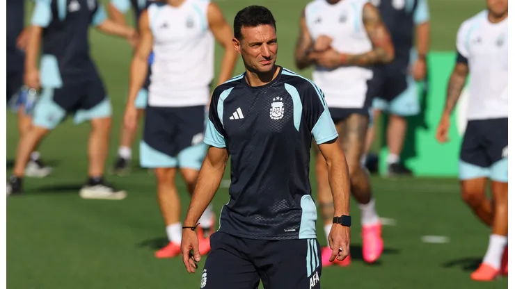 Lionel Scaloni, entrenador de la Selección Argentina.