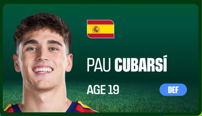 Pau Cubarsí, defensor de España.