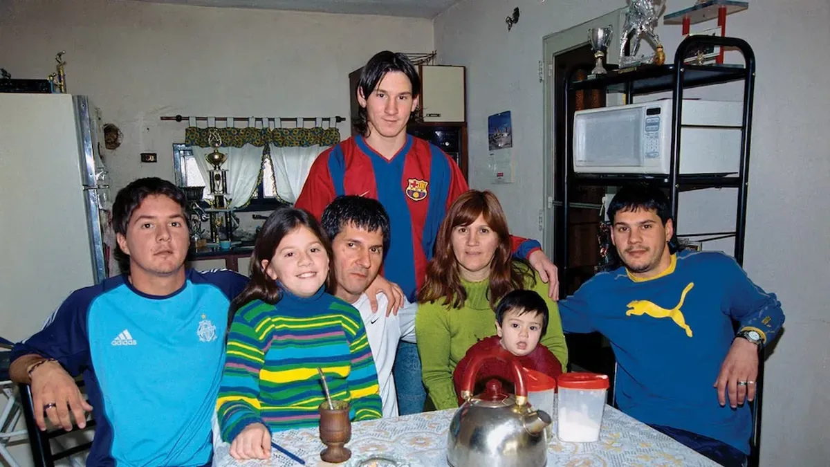 La familia Messi. Foto Archivo.