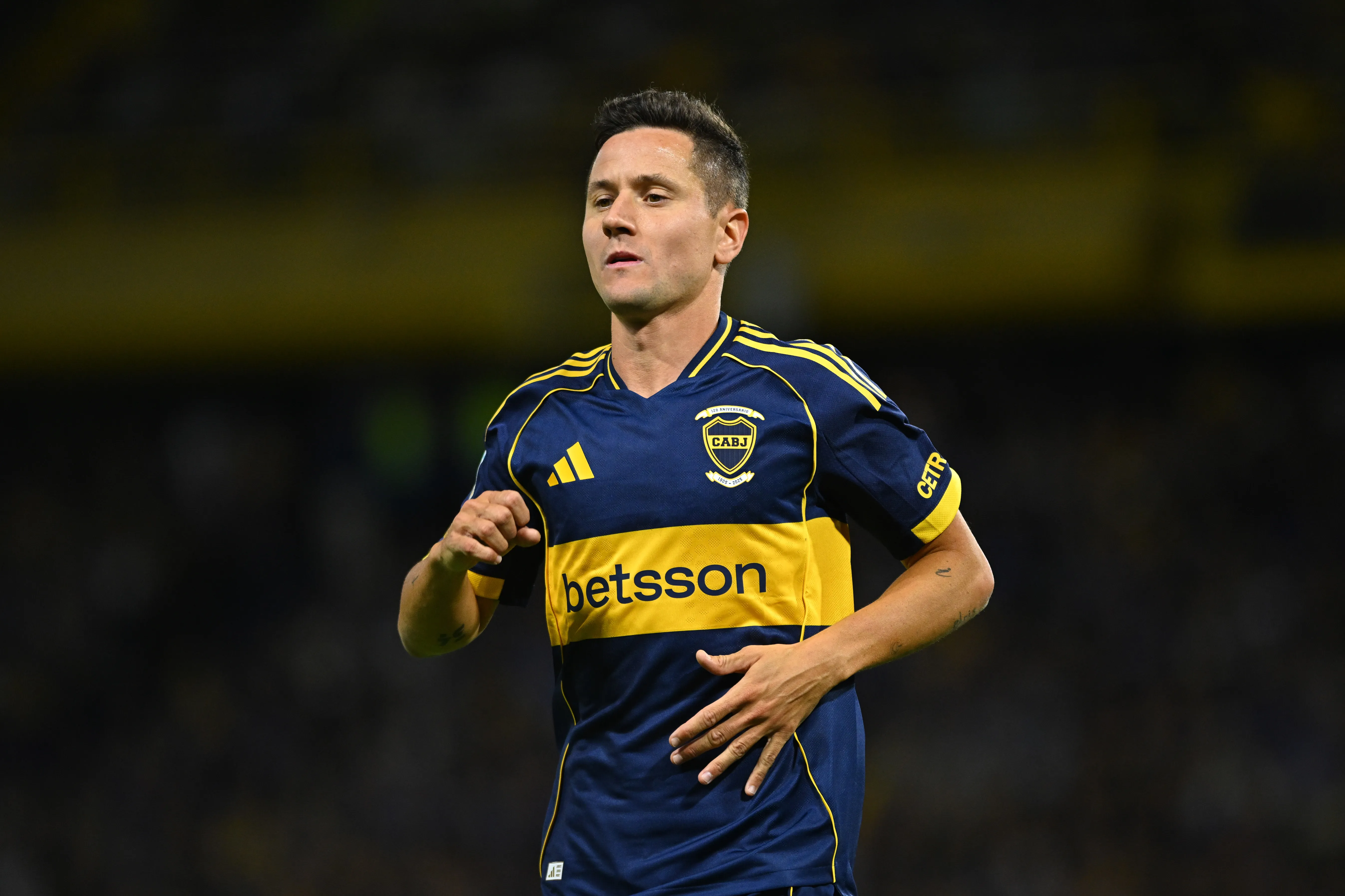 Ander Herrera, durante su estadía en Boca. (Getty Images)