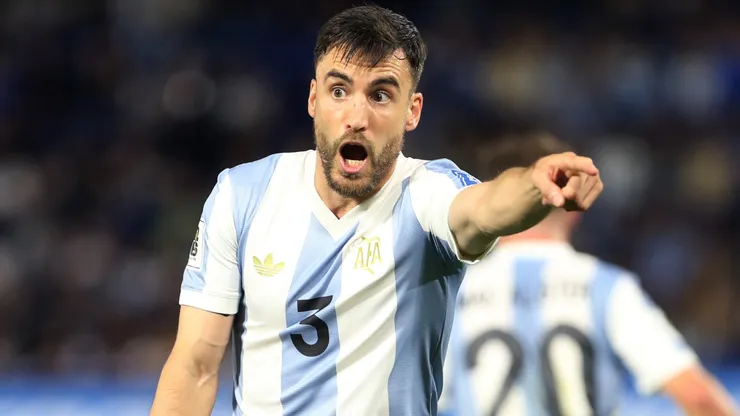 Nicolás Tagliafico, lateral de Argentina.
