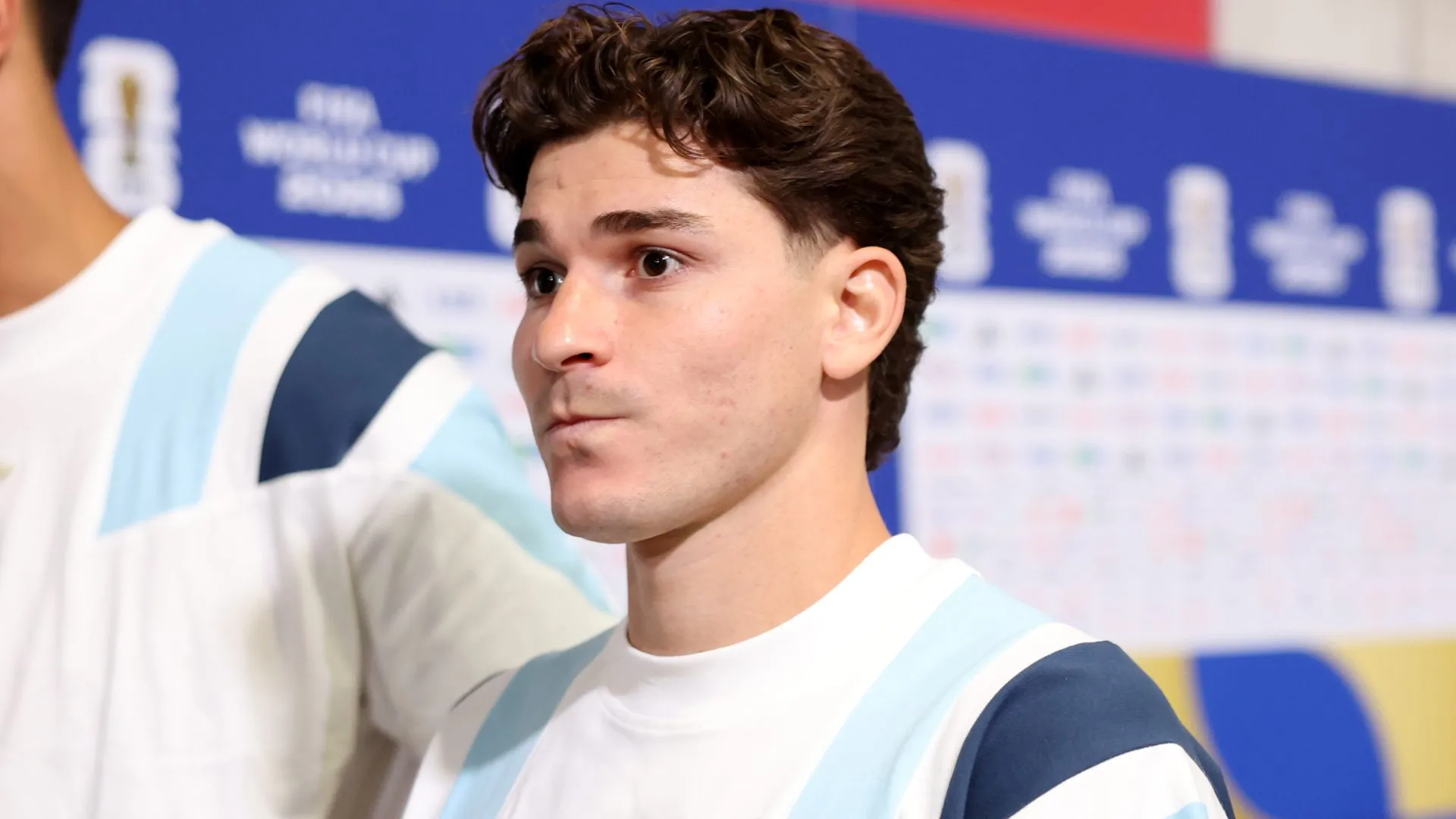 Julián Alvarez, delantero de Argentina.