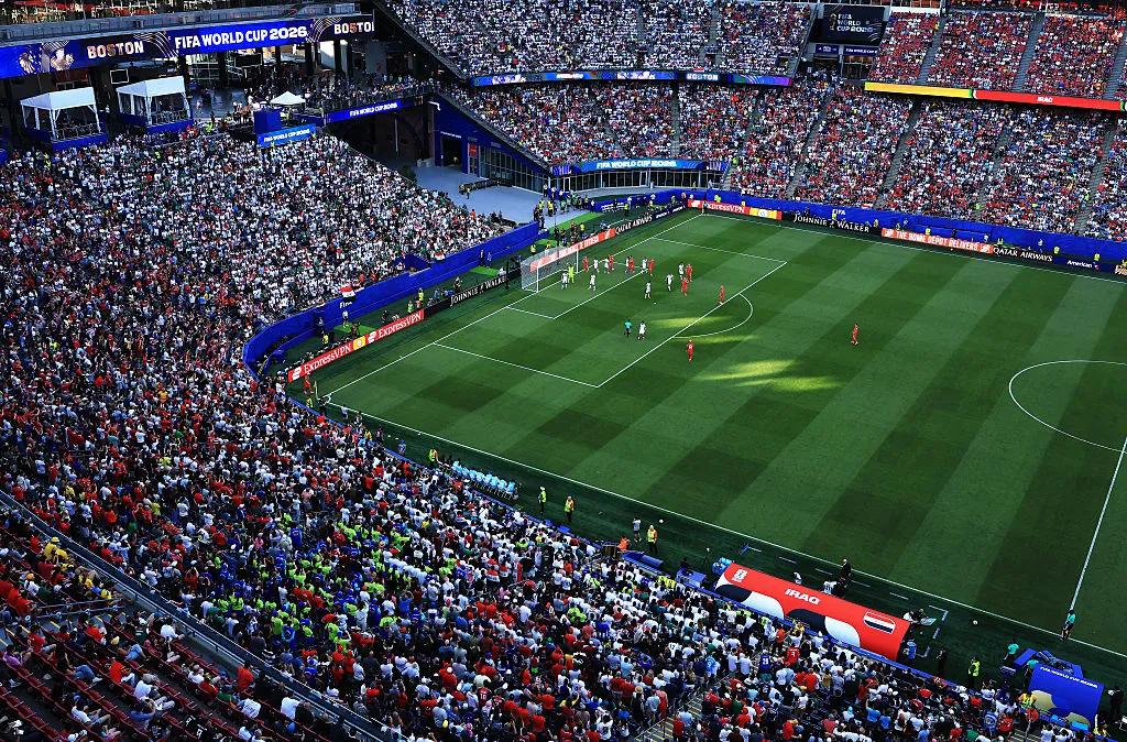 Vista del Gillette Stadium, en Boston.