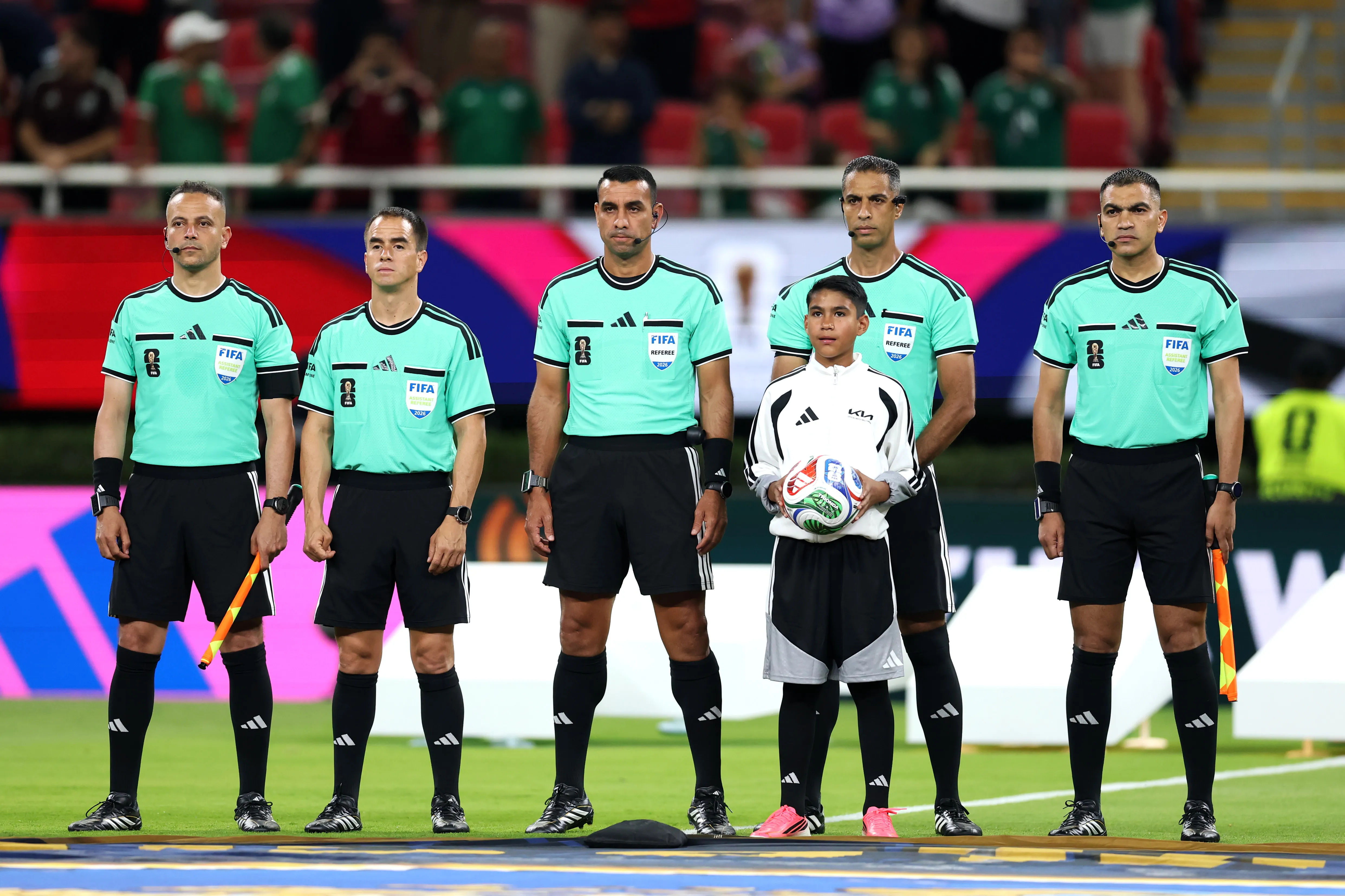Amin Mohamed, árbitro egipcio internacional. (Getty Images)