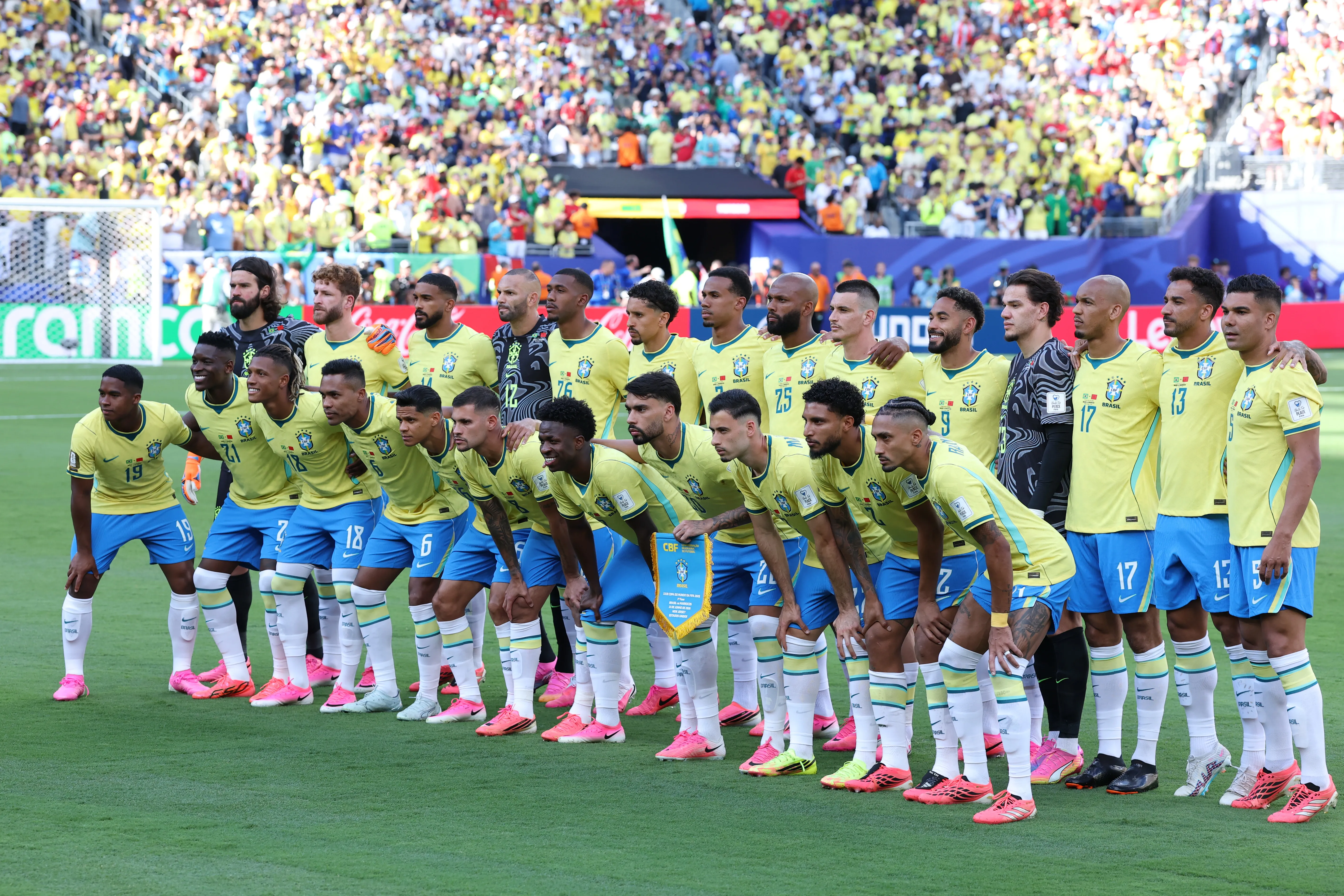 Los futbolistas de Brasil en la Copa del Mundo 2026. (Getty Images)