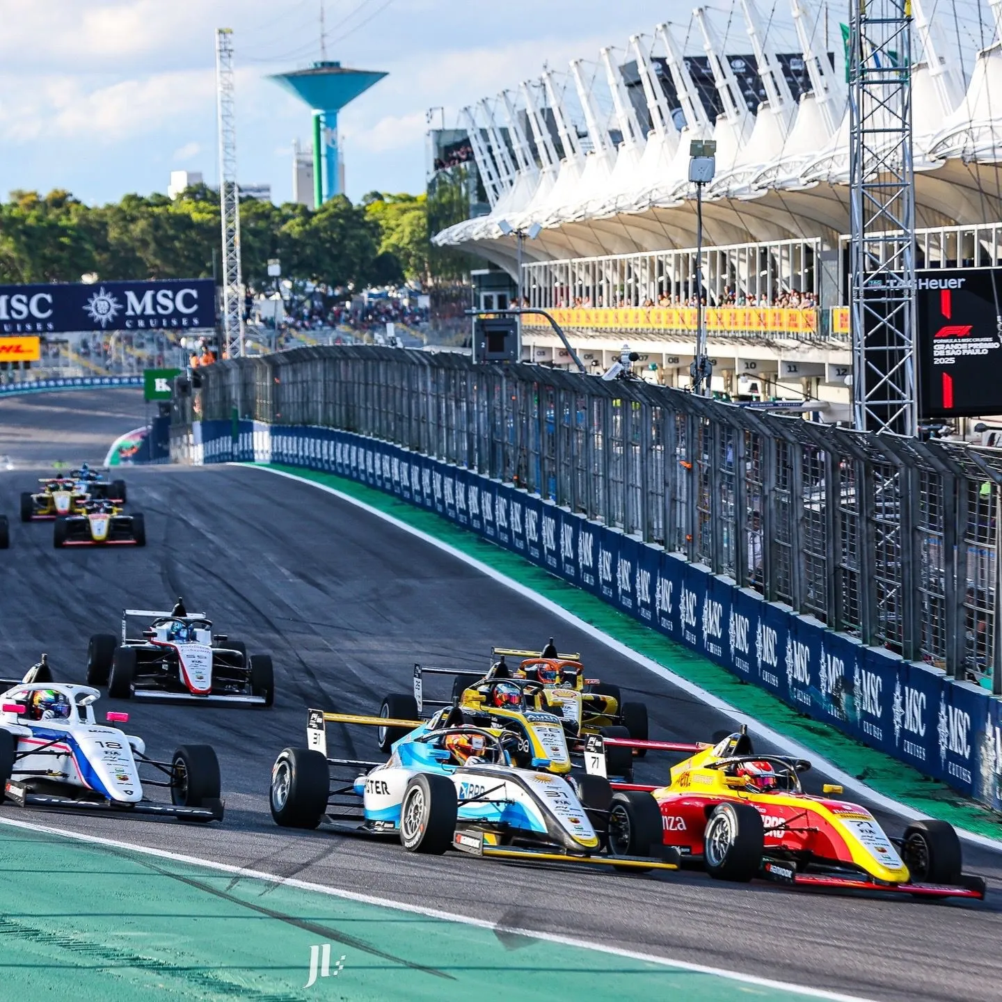 Renzo compitió en Brasil, en Interlagos, como telonero de la Fórmula 1 en 2025. (Foto: archivo)