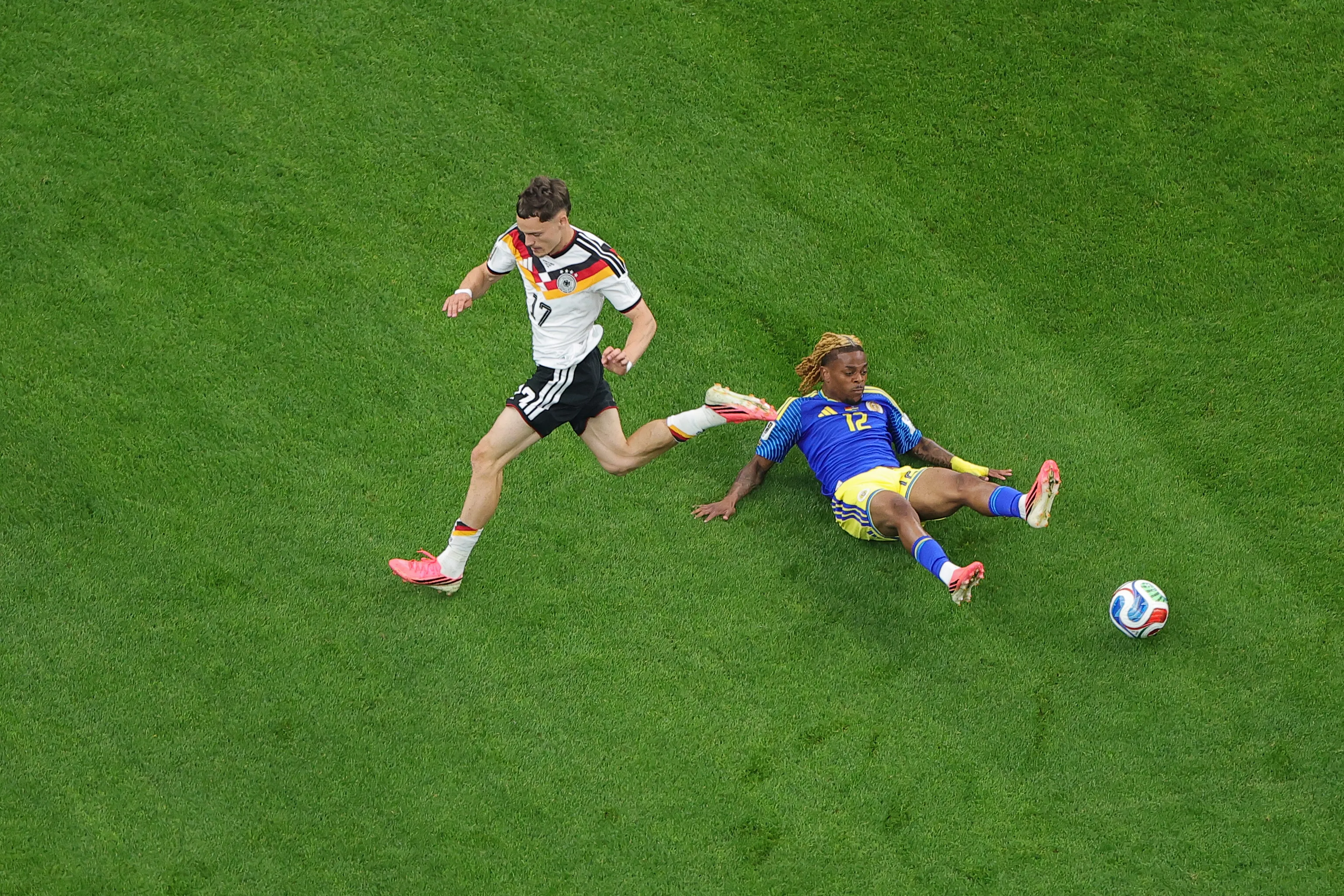 Alemania venció 7 a 1 a Curazao en el debut. Ahora, van contra Costa de Marfil y Curazao ante Ecuador (Getty)