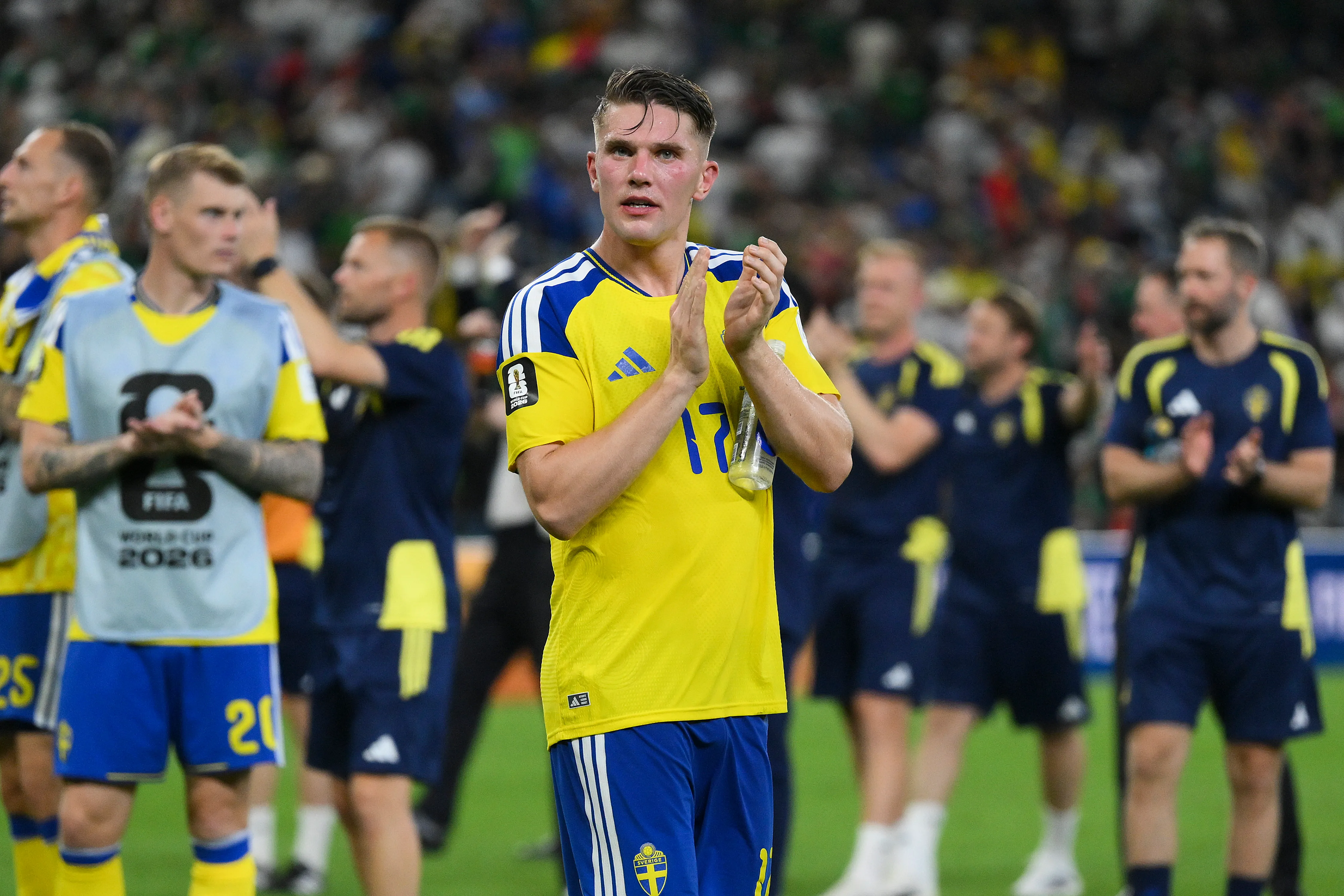 Suecia, una de las selecciones que puede clasificar hoy (Getty)