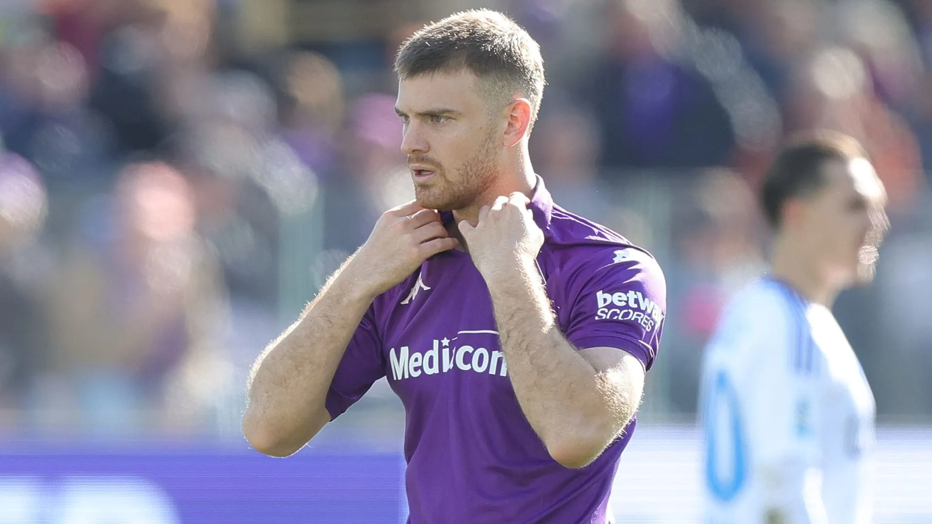 Lucas Beltrán, delantero de Fiorentina a préstamo en Valencia.