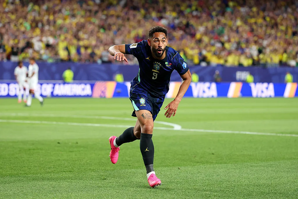 Matheus Cunha, autor de un doblete, el verdadero MVP para Scholes. (Getty)