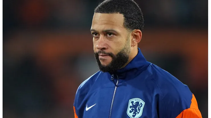 Memphis Depay, delantero de la Selección de Países Bajos.