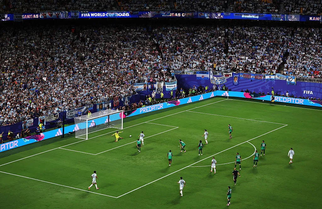 Argentina y Argelia ya estrenaron el Kansas Stadium en la Copa del Mundo. (Getty)