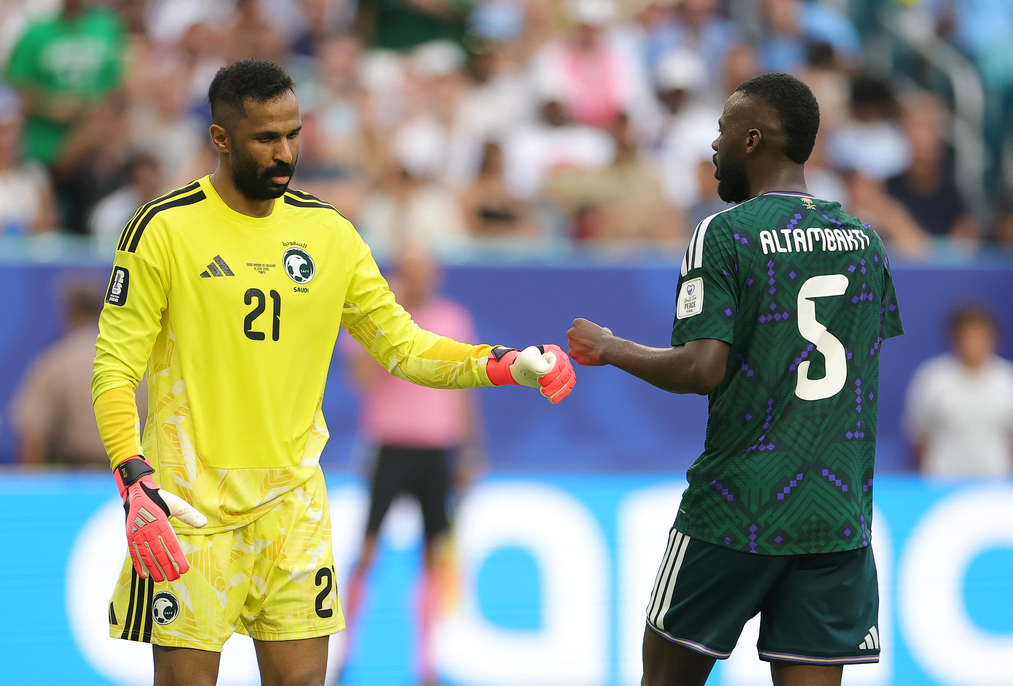 Los futbolistas de la Selección de Arabia Saudita en el Mundial 2026. (Getty Images)