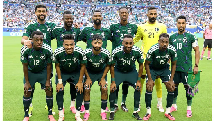 Los futbolistas de la Selección de Arabia Saudita en el Mundial 2026.