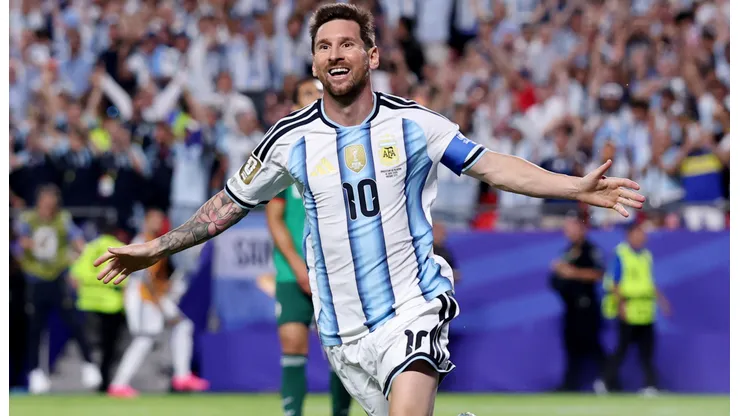 Lionel Messi, autor de 3 goles en Argentina - Argelia por el Mundial 2026.