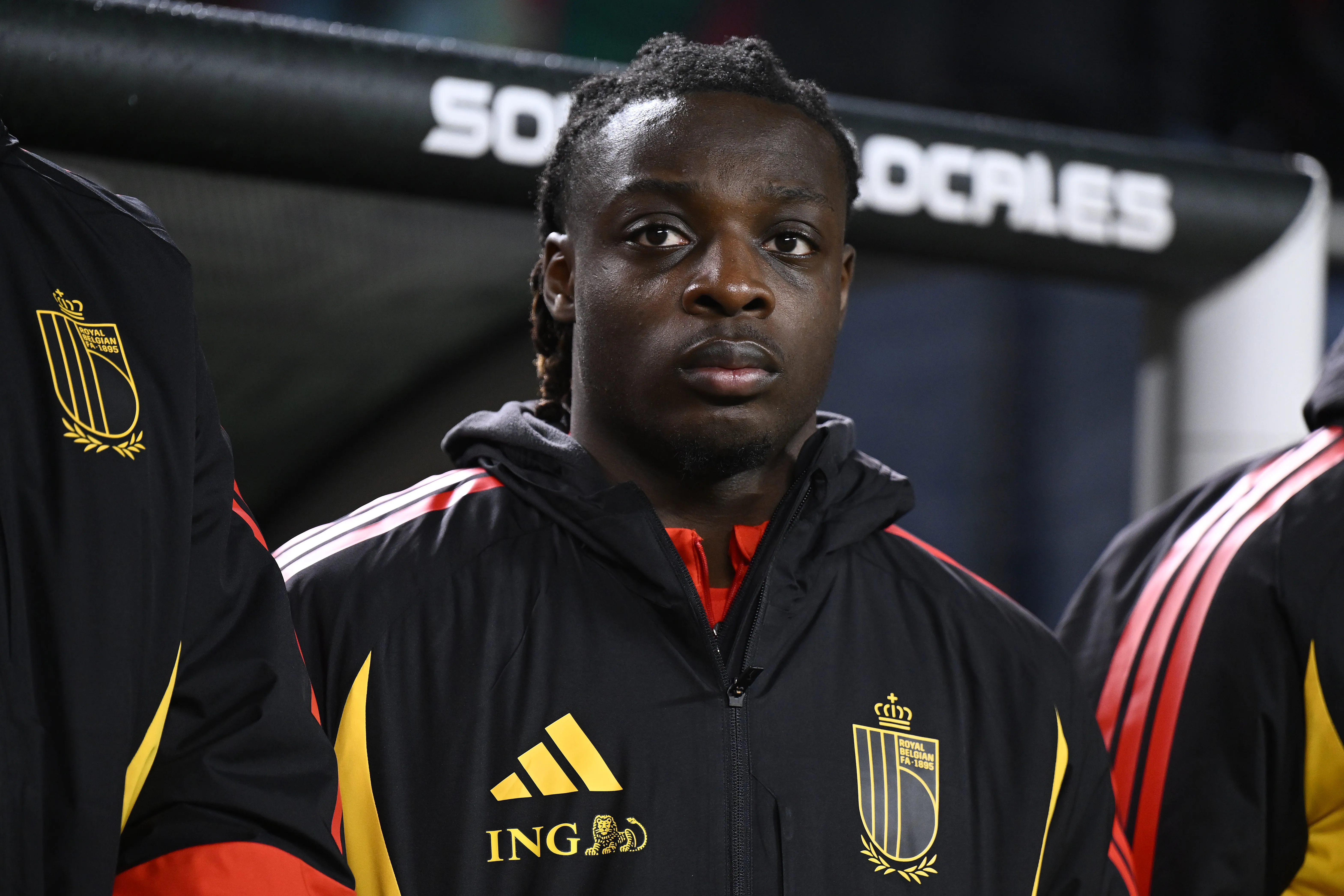 Jeremy Doku, delantero de la Selección de Bélgica. (Getty Images)