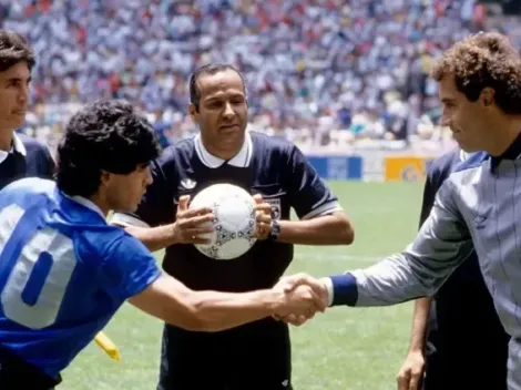Convalidó la Mano de Dios, se juntó con Maradona y subastó la pelota del partido con Inglaterra en dos millones de dólares