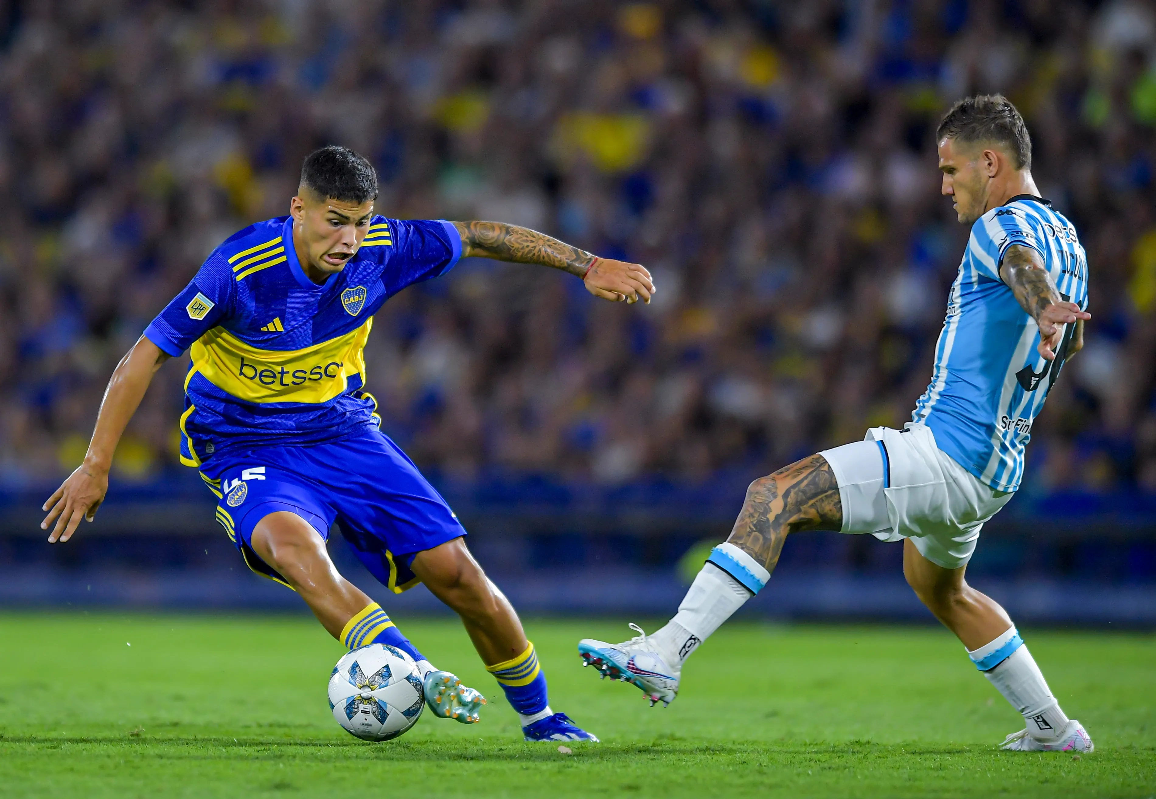 Mauricio Benítez, mediocampista de Boca. (Getty Images)